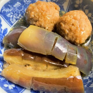 トロトロ茄子と肉団子の煮物